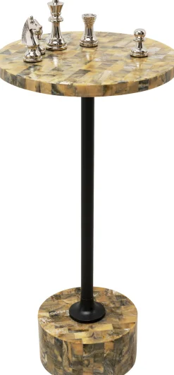 KARE Design Tavolino d'appoggio Domero Mosaic grigio Ø25cm - KARE> Tavolo Basso