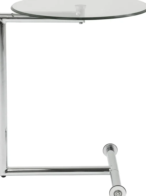 KARE Design Tavolino d'appoggio Easy Living vetro chiaro Ø46 cm - KARE> Tavolo Basso