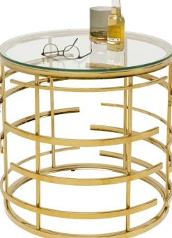 KARE Design TAVOLINO D'APPOGGIO JUPITER ORO Ø55CM - KARE> Tavolo Basso