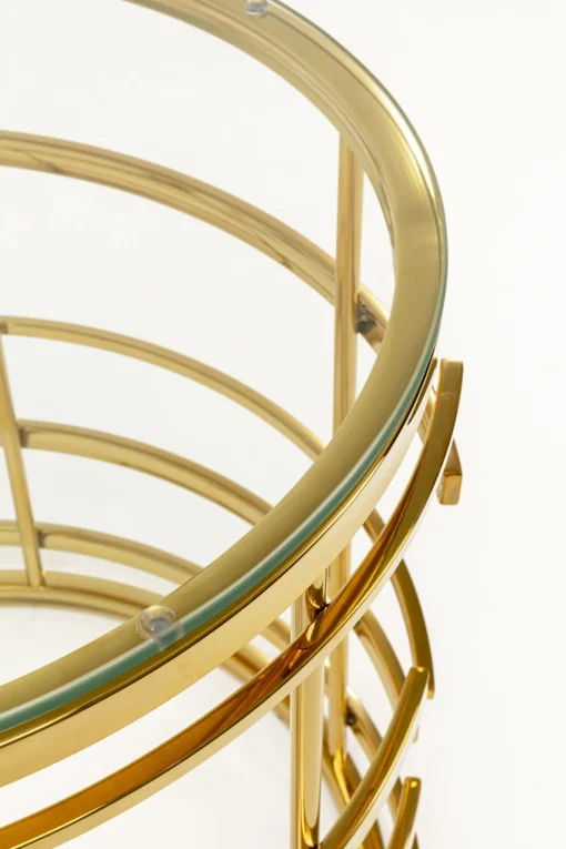 KARE Design TAVOLINO D'APPOGGIO JUPITER ORO Ø55CM - KARE> Tavolo Basso
