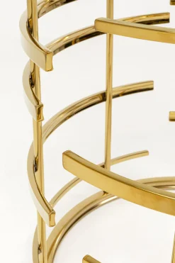 KARE Design TAVOLINO D'APPOGGIO JUPITER ORO Ø55CM - KARE></noscript> Tavolo Basso