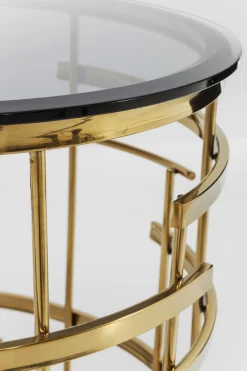 KARE Design TAVOLINO D'APPOGGIO JUPITER ORO Ø55CM - KARE></noscript> Tavolo Basso