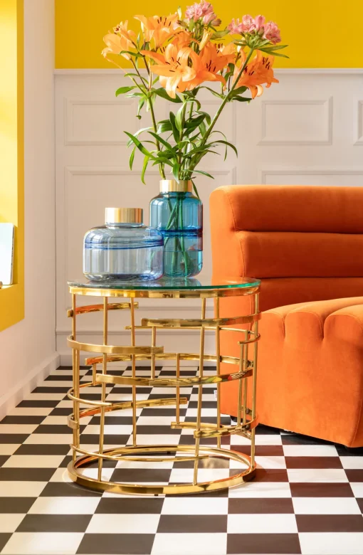 KARE Design TAVOLINO D'APPOGGIO JUPITER ORO Ø55CM - KARE> Tavolo Basso