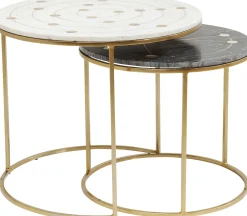 KARE Design TAVOLINO D'APPOGGIO MYSTIC ROUND PICCOLO (2/SET) Ø - KARE></noscript> Tavolo Basso