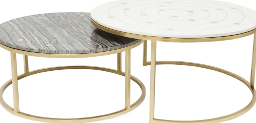 KARE Design Tavolino D'appoggio Mystic Round (2/Set) Ø90cm - KARE> Tavolo Basso
