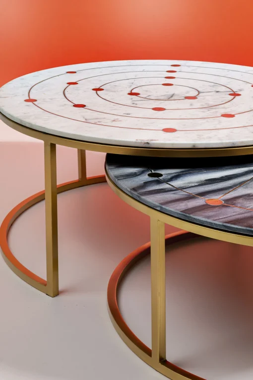KARE Design Tavolino D'appoggio Mystic Round (2/Set) Ø90cm - KARE> Tavolo Basso