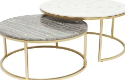 KARE Design Tavolino D'appoggio Mystic Round (2/Set) Ø90cm - KARE></noscript> Tavolo Basso