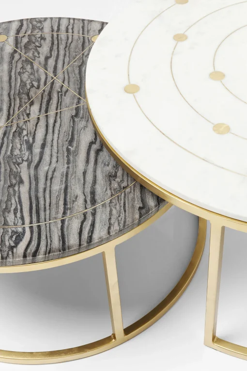 KARE Design Tavolino D'appoggio Mystic Round (2/Set) Ø90cm - KARE> Tavolo Basso