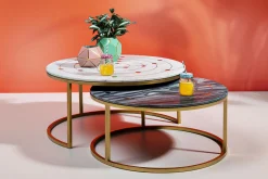 KARE Design Tavolino D'appoggio Mystic Round (2/Set) Ø90cm - KARE></noscript> Tavolo Basso