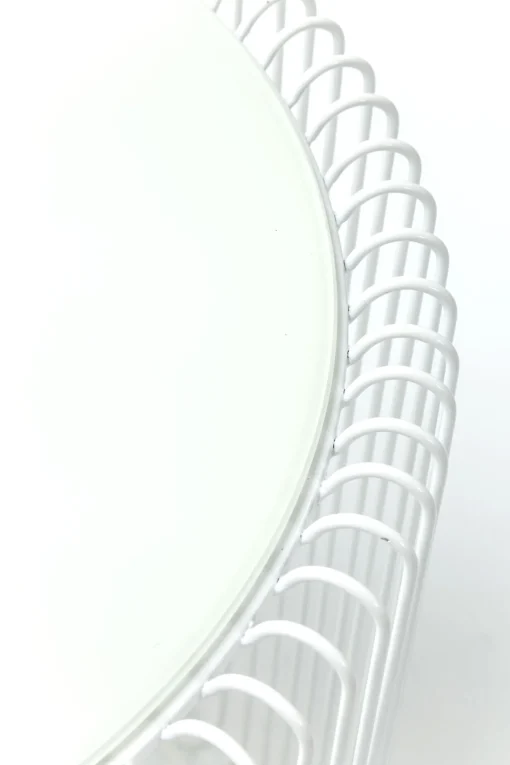 KARE Design Tavolino D'appoggio Wire Bianco ( 2/Set) Ø44cm - KARE> Tavolo Basso