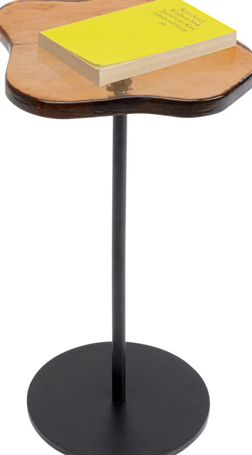 KARE Design Tavolino Lava arancione Ø30cm - KARE> Tavolo Basso