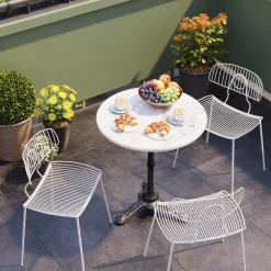 KARE Design Tavolo Bistrot Kaffeehaus Bianco Ø60cm - KARE></noscript> Tavolo Bar