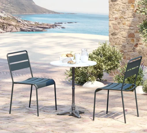 KARE Design Tavolo Bistrot Kaffeehaus Bianco Ø60cm - KARE> Tavolo Bar