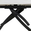 KARE Design Tavolo estensibile Twist Onyx 120(30+30)x90cm - KARE> Tavoli