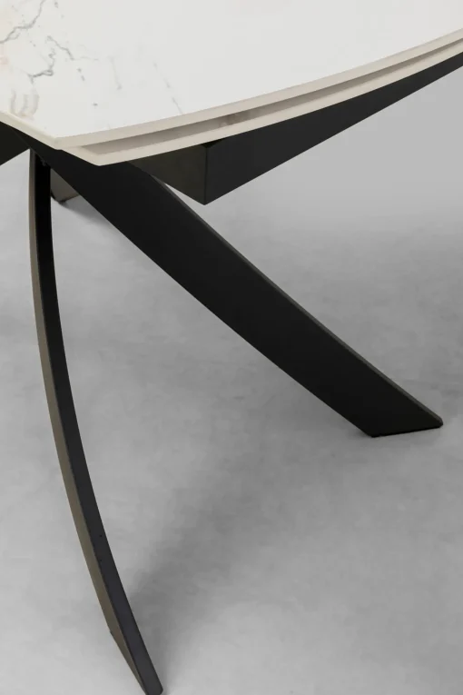 KARE Design Tavolo estensibile Twist Onyx 120(30+30)x90cm - KARE> Tavoli