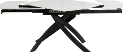 KARE Design Tavolo estensibile Twist Onyx 120(30+30)x90cm - KARE></noscript> Tavoli
