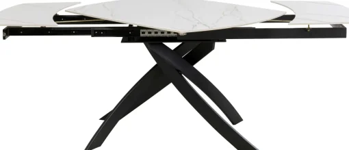 KARE Design Tavolo estensibile Twist Onyx 120(30+30)x90cm - KARE> Tavoli