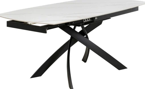KARE Design Tavolo estensibile Twist Onyx 120(30+30)x90cm - KARE> Tavoli