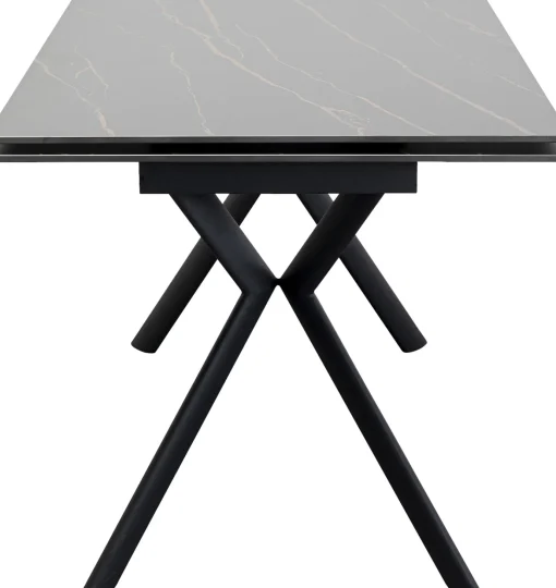 KARE Design Tavolo estensibile Xenia Nero 140(+30+30)x80cm - KARE> Tavoli