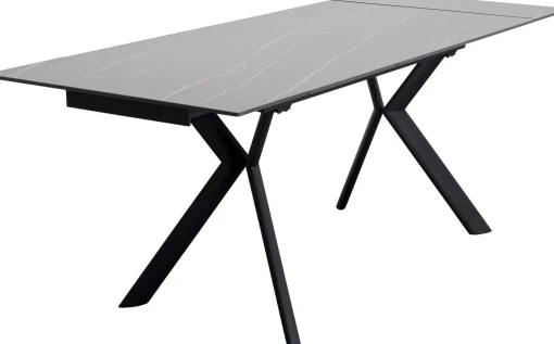 KARE Design Tavolo estensibile Xenia Nero 140(+30+30)x80cm - KARE> Tavoli