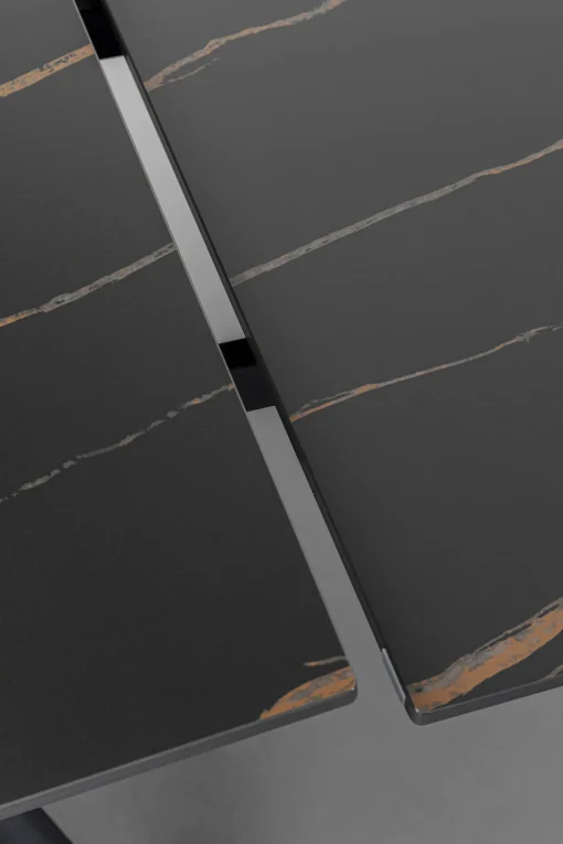 KARE Design Tavolo estensibile Xenia Nero 140(+30+30)x80cm - KARE> Tavoli