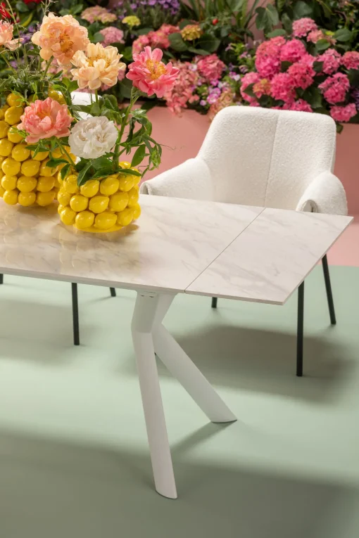 KARE Design Tavolo estensibile Xenia Bianco 140(+30+30)x80cm - KARE> Tavoli