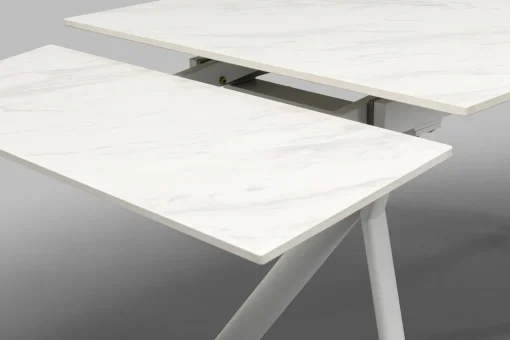 KARE Design Tavolo estensibile Xenia Bianco 140(+30+30)x80cm - KARE> Tavoli