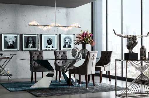 KARE Design Tavolo Gloria Cromo 200x100cm - KARE> Tavoli