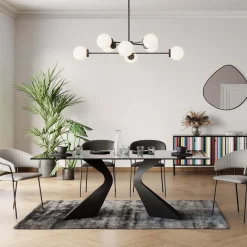 KARE Design Tavolo Gloria Nero 200x100cm - KARE></noscript> Tavoli