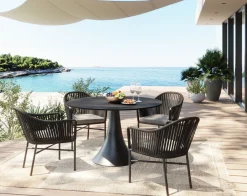 KARE Design Tavolo Grande Possibilita nero Ø110cm - KARE></noscript> Tavoli