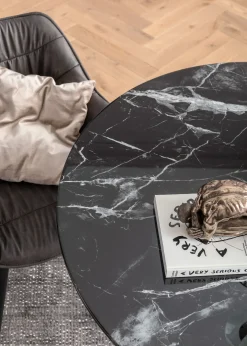 KARE Design Tavolo Solo marmo nero Ø110 cm - KARE></noscript> Tavoli
