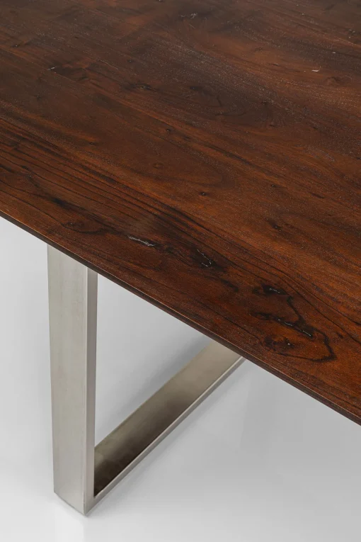 KARE Design Tavolo Symphony scuro cromato 200x100 cm - KARE> Tavoli