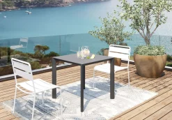 KARE Design Tavolo Twist antracite 80x80cm - KARE> Tavoli