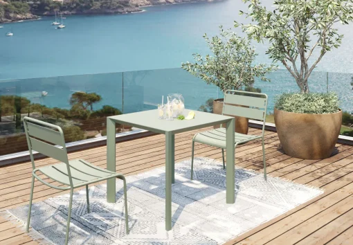 KARE Design Tavolo Twist menta 80x80cm - KARE> Tavoli