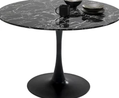 KARE Design Tavolo Veneto marmo nero Ø110cm - KARE> Tavoli