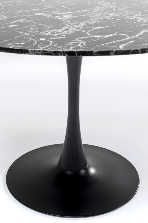 KARE Design Tavolo Veneto marmo nero Ø110cm - KARE> Tavoli