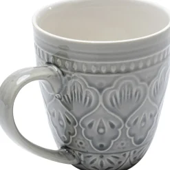 KARE Design Tazza Sicilia Mandala grigio 10cm - KARE> Tazza|Stoviglie