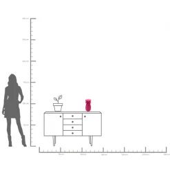 KARE Design Vaso Ananas rosa 30cm - KARE> Vasi