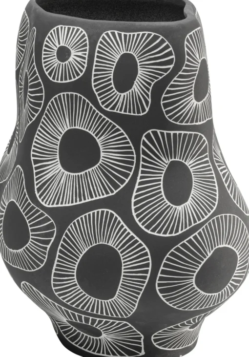 KARE Design Vaso Anemone grigio 33cm - KARE> Vasi
