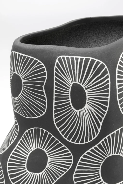 KARE Design Vaso Anemone grigio 33cm - KARE> Vasi