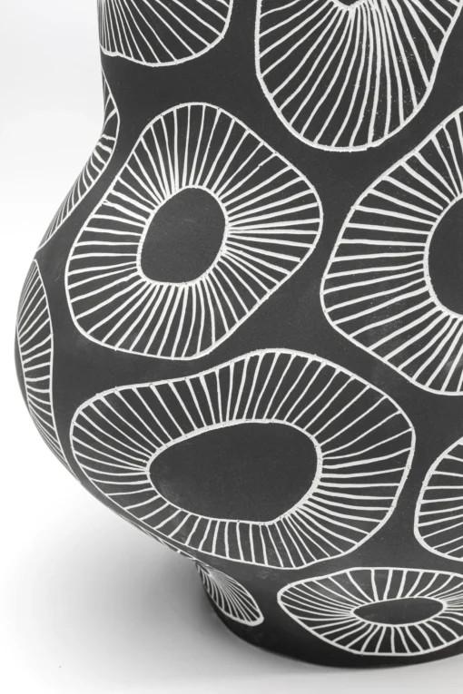 KARE Design Vaso Anemone grigio 33cm - KARE> Vasi