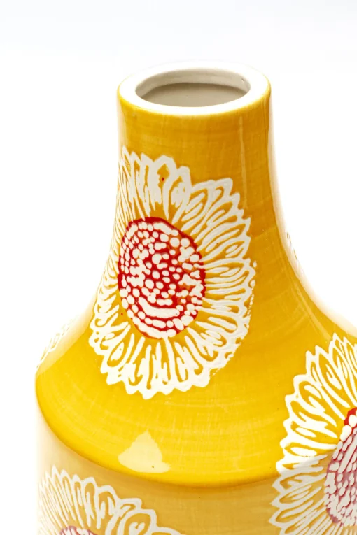 KARE Design Vaso Big Bloom giallo 38cm - KARE> Vasi