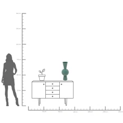 KARE Design Vaso Blow verde 60cm - KARE> Vasi