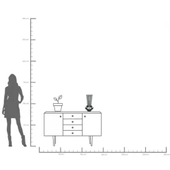 KARE Design Vaso Brillar 40cm - KARE> Vasi