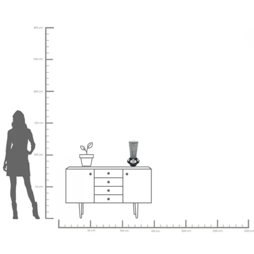 KARE Design Vaso Brillar 40cm - KARE> Vasi