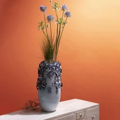 KARE Design Vaso Butterflies Blu Chiaro 50cm - KARE> Vasi