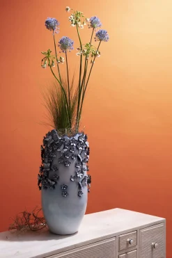 KARE Design Vaso Butterflies Blu Chiaro 50cm - KARE></noscript> Vasi