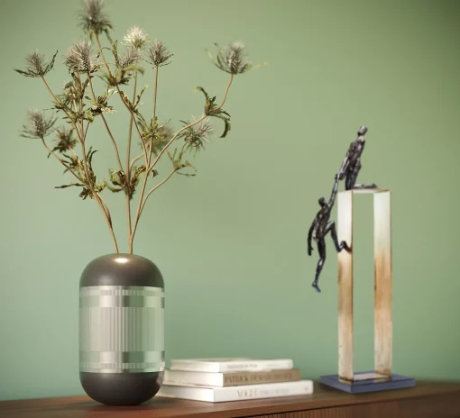 KARE Design VASO CAP ARGENTO 30CM - KARE> Vasi