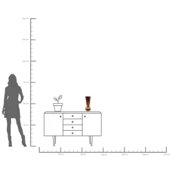 KARE Design Vaso Caramel 35cm - KARE> Vasi