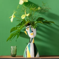 KARE Design Vaso decorativo Happy Face 43cm - KARE> Vasi